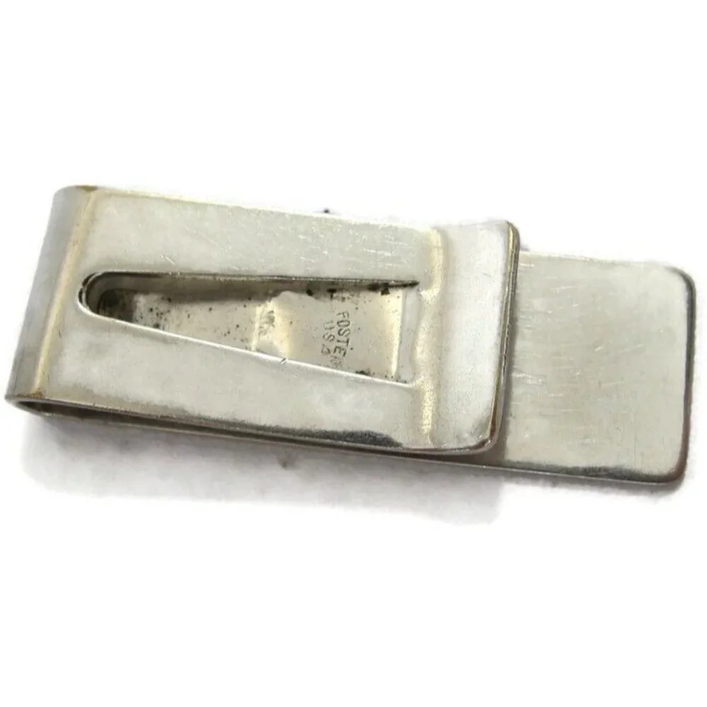 Vintage Foster USA Money Clip Monogrammed 